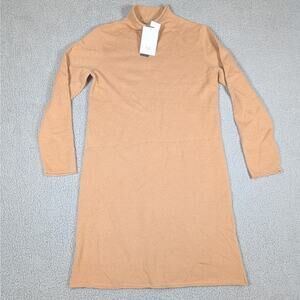 Magaschoni Sweater Dress Womens Medium Cashmere Pullover Long Sleeve Knit